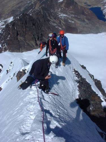 sur l'arête