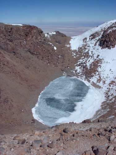 Lac au sommet du Licancabur