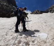 Montée au col du Monetier.