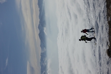 Monte Cugulet, au-dessus des nuages