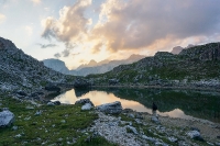 Coucher de soleil sur les Dolomites