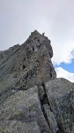 ...et presque arrivés au sommet du Piz Badile