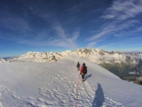 Descente du Weissmies