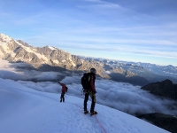 Descente du Weissmies 