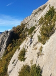 Agnès en tête sur l'Adrech