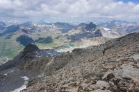 La montagne devant soi