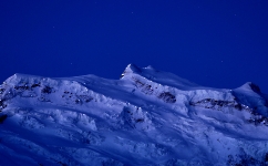 Grand Combin by night