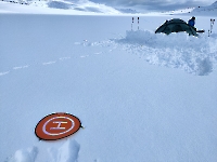 L'hôtel et sa piste hélicoptère