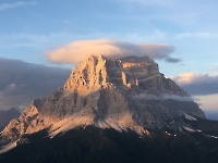 Lumière du soir sur le Pelmo