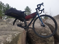 Vélo paré au décollage