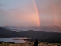 Un ange passe sur le lac de Matemale après un orage de grêle apocalyptique - Les Angles Pyrenees Aout 2024 