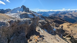 Mercantour vue des aiguilles de Tortisse 